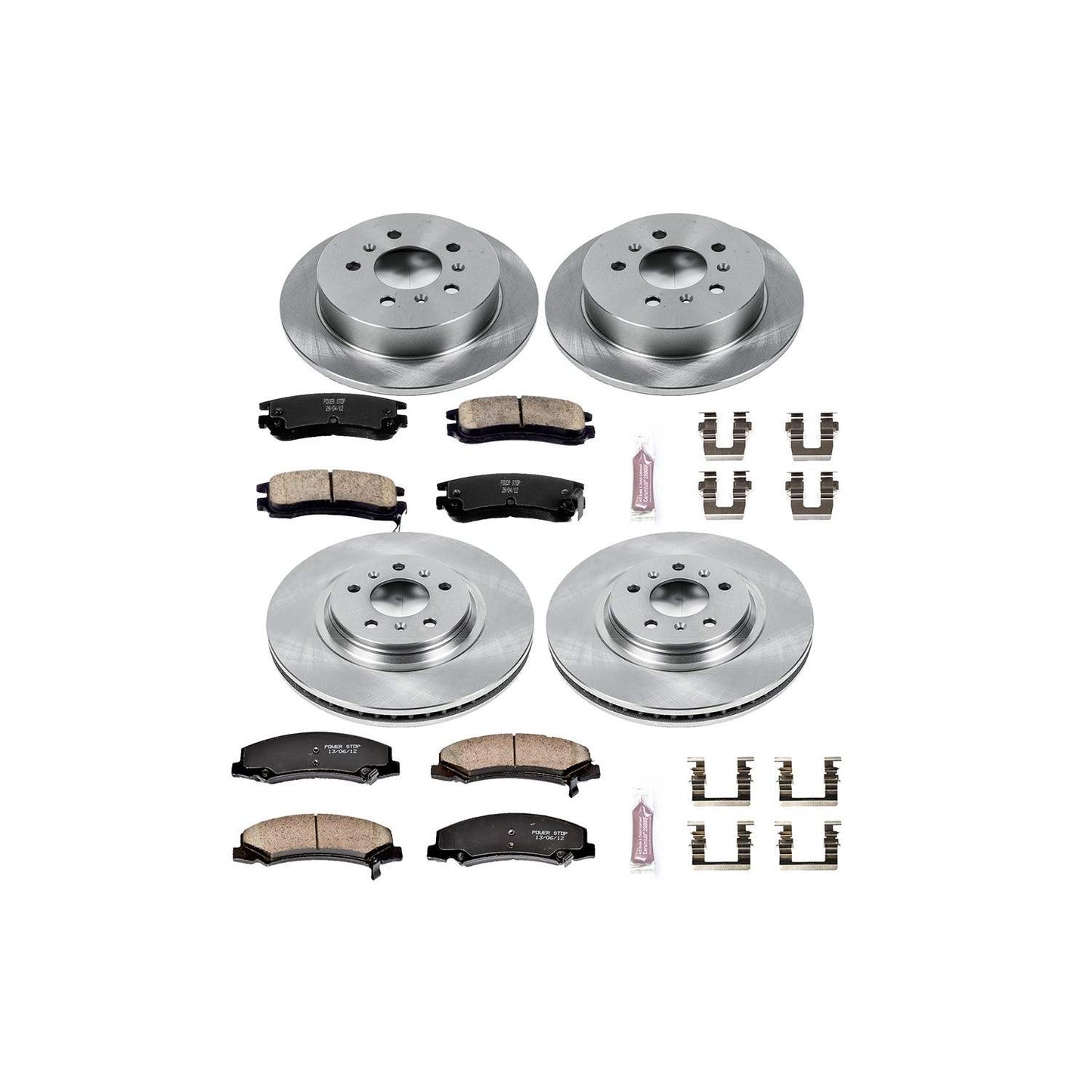 PowerStop Power Stop 08-09 Buick Allure Front & Rear Autospecialty Brake Kit KOE4377