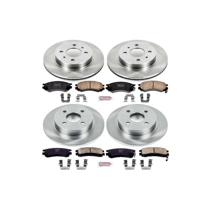PowerStop Power Stop 96-98 Saturn SC1 Front & Rear Autospecialty Brake Kit KOE4378