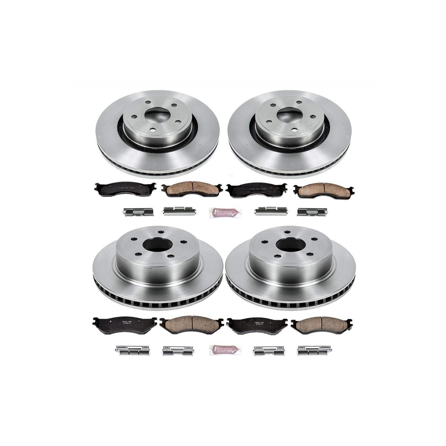 PowerStop Power Stop 2004 Dodge Ram 1500 Front & Rear Autospecialty Brake Kit KOE4385