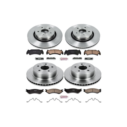 PowerStop Power Stop 05-06 Dodge Ram 1500 Front & Rear Autospecialty Brake Kit KOE4386