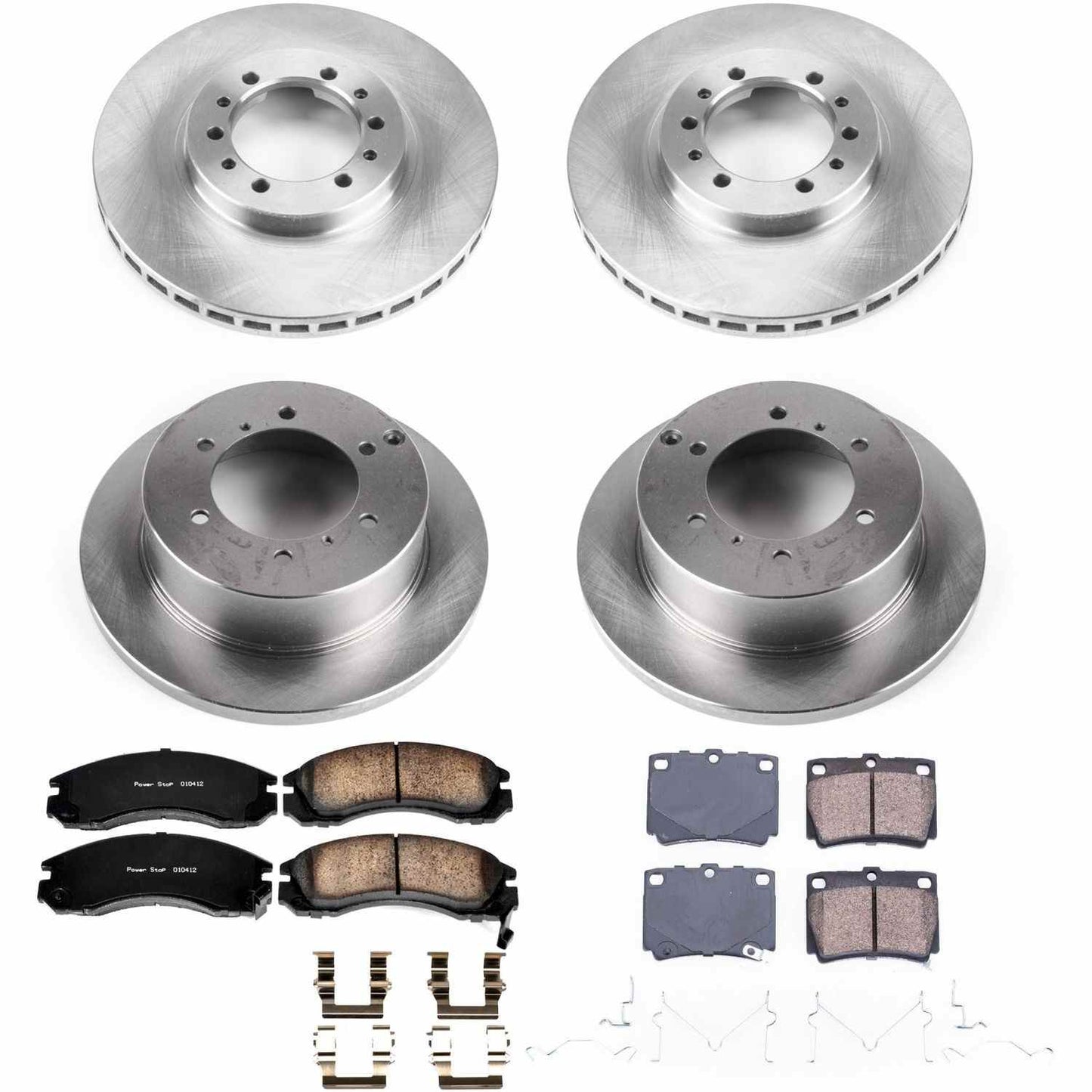 PowerStop Power Stop 97-04 Mitsubishi Montero Sport Front & Rear Autospecialty Brake Kit KOE4402