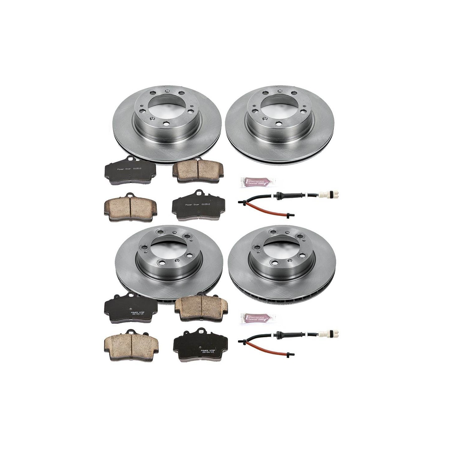 PowerStop Power Stop 97-04 Porsche Boxster Front & Rear Autospecialty Brake Kit KOE4406