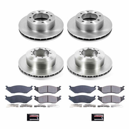 PowerStop Power Stop 2002 Ford E-550 Super Duty Front & Rear Autospecialty Brake Kit KOE4416