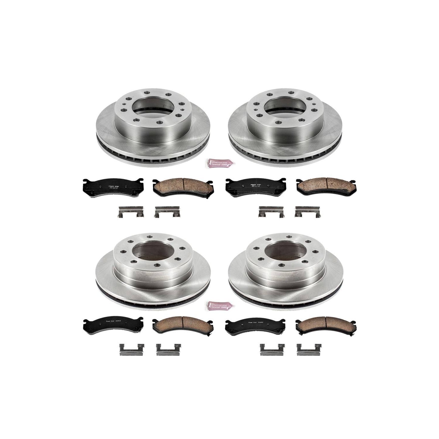 PowerStop Power Stop 2004 Chevrolet Silverado 2500 HD Front & Rear Autospecialty Brake Kit KOE4423