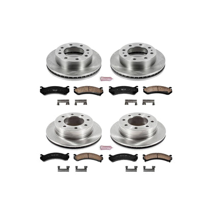 PowerStop Power Stop 2004 Chevrolet Silverado 2500 HD Front & Rear Autospecialty Brake Kit KOE4423