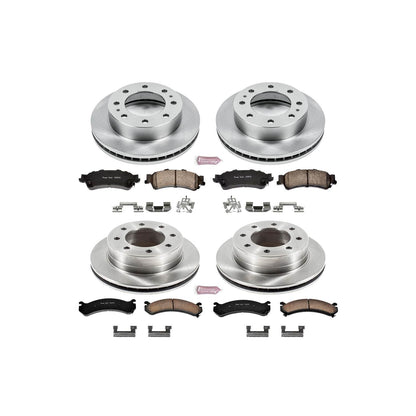 PowerStop Power Stop 2003 Chevrolet Silverado 1500 HD Front & Rear Autospecialty Brake Kit KOE4426