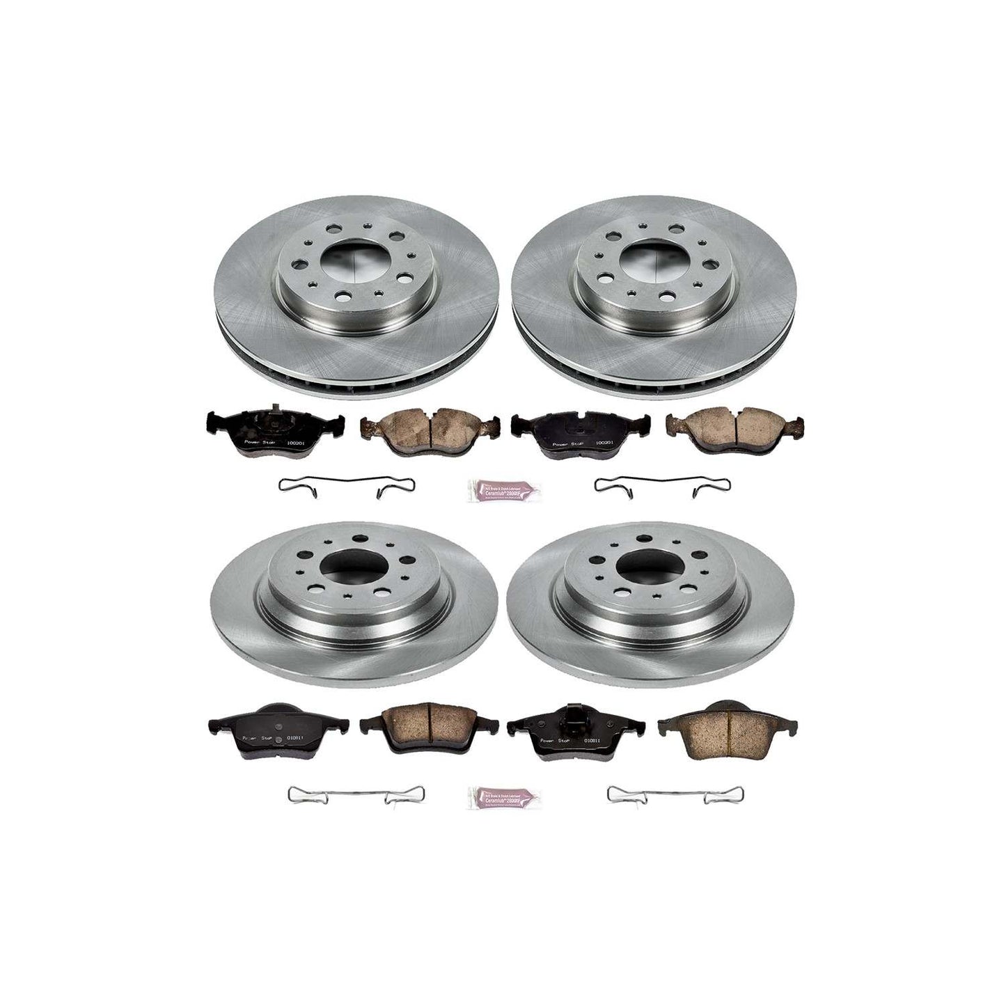 PowerStop Power Stop 2000 Volvo V70 Front & Rear Autospecialty Brake Kit KOE4427