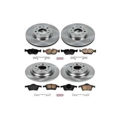 PowerStop Power Stop 2000 Volvo V70 Front & Rear Autospecialty Brake Kit KOE4427