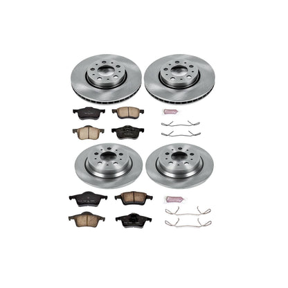 PowerStop Power Stop 01-07 Volvo S60 Front & Rear Autospecialty Brake Kit KOE4430