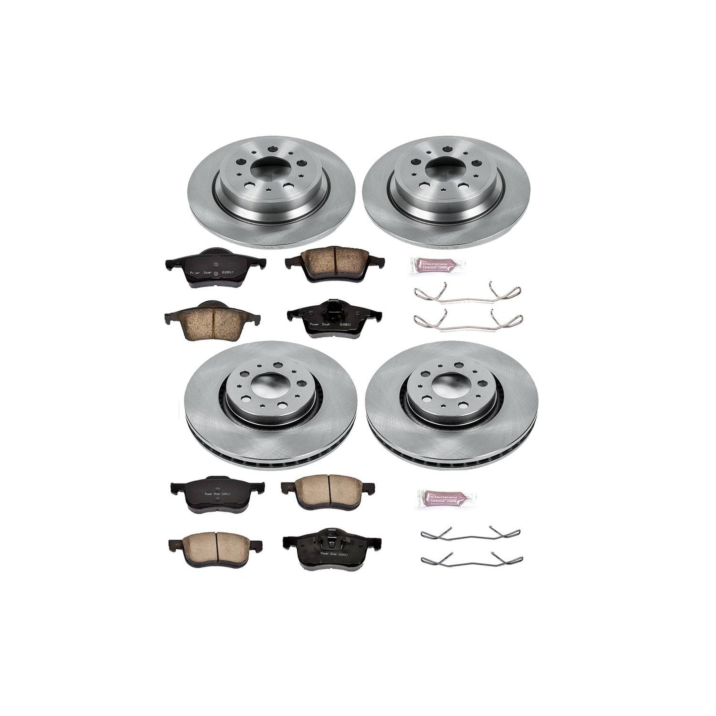 PowerStop Power Stop 01-09 Volvo S60 Front & Rear Autospecialty Brake Kit KOE4431