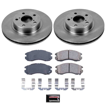 PowerStop Power Stop 93-96 Subaru Impreza Front Autospecialty Brake Kit KOE443