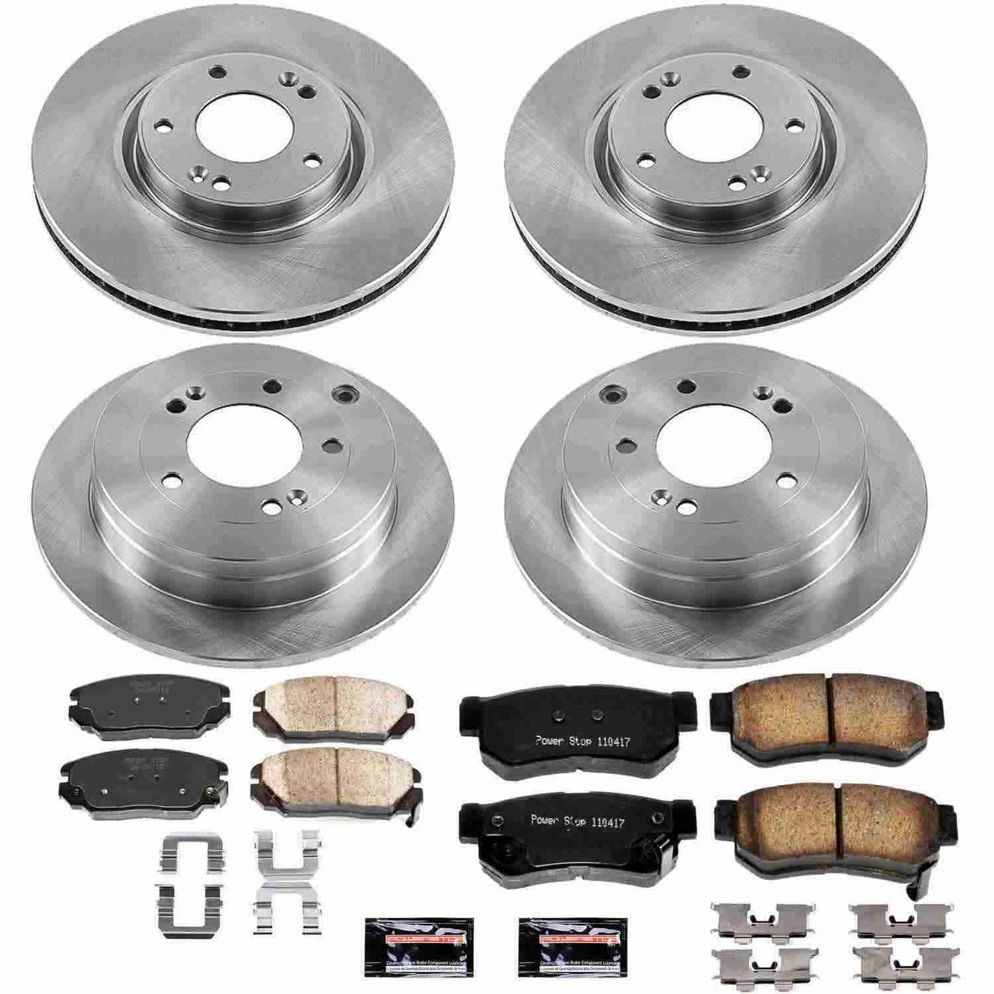 PowerStop Power Stop 06-09 Hyundai Azera Front & Rear Autospecialty Brake Kit KOE4440