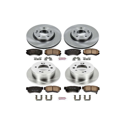 PowerStop Power Stop 07-10 Hyundai Elantra Front & Rear Autospecialty Brake Kit KOE4442