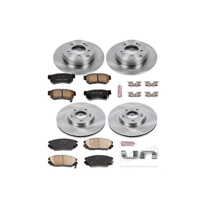 PowerStop Power Stop 06-08 Hyundai Sonata Front & Rear Autospecialty Brake Kit KOE4443