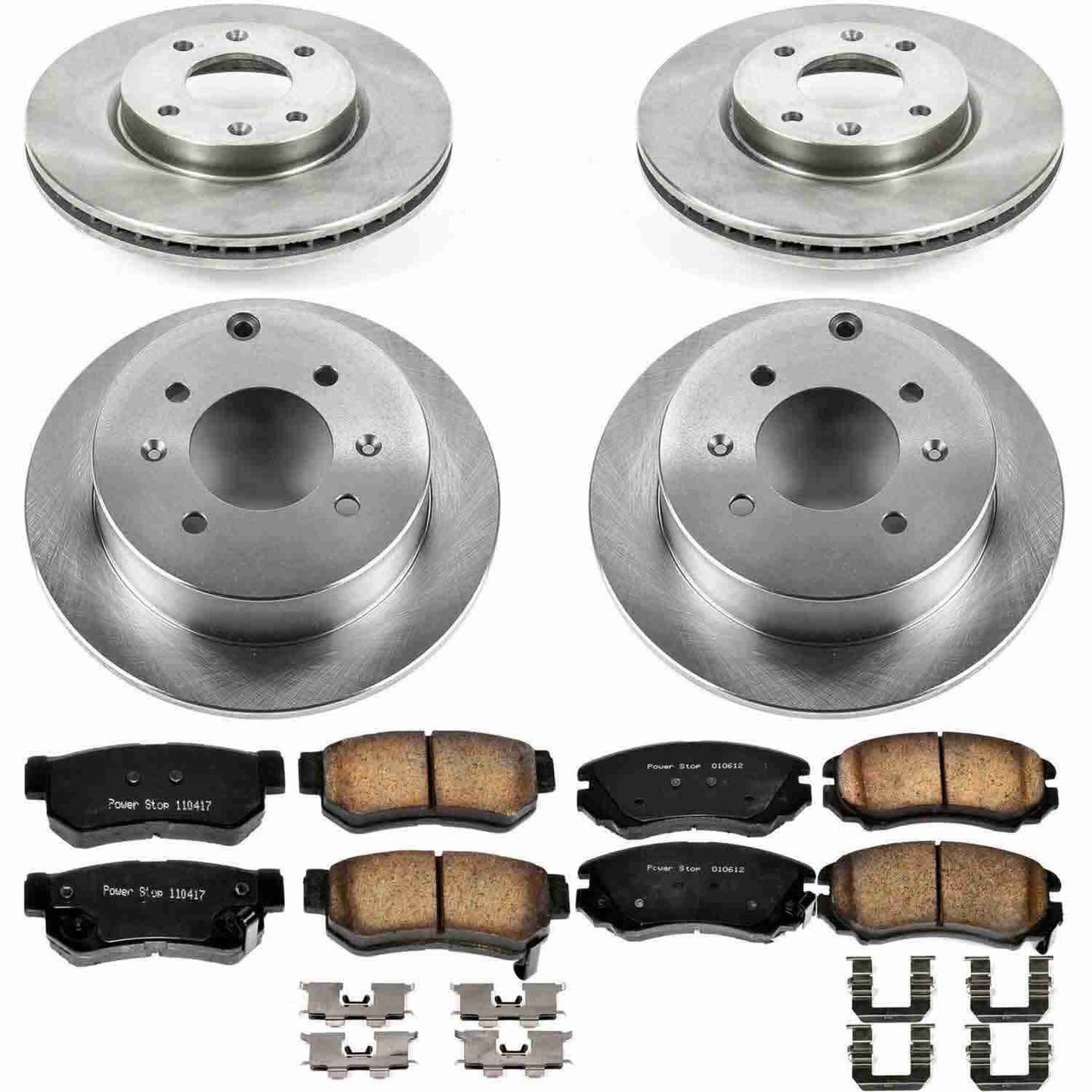 PowerStop Power Stop 03-05 Hyundai Sonata Front & Rear Autospecialty Brake Kit KOE4445