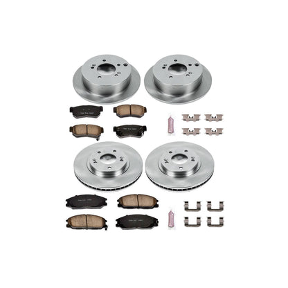 PowerStop Power Stop 01-06 Hyundai Santa Fe Front & Rear Autospecialty Brake Kit KOE4446