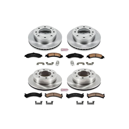 PowerStop Power Stop 2005 Chevrolet Silverado 1500 HD Front & Rear Autospecialty Brake Kit KOE4454