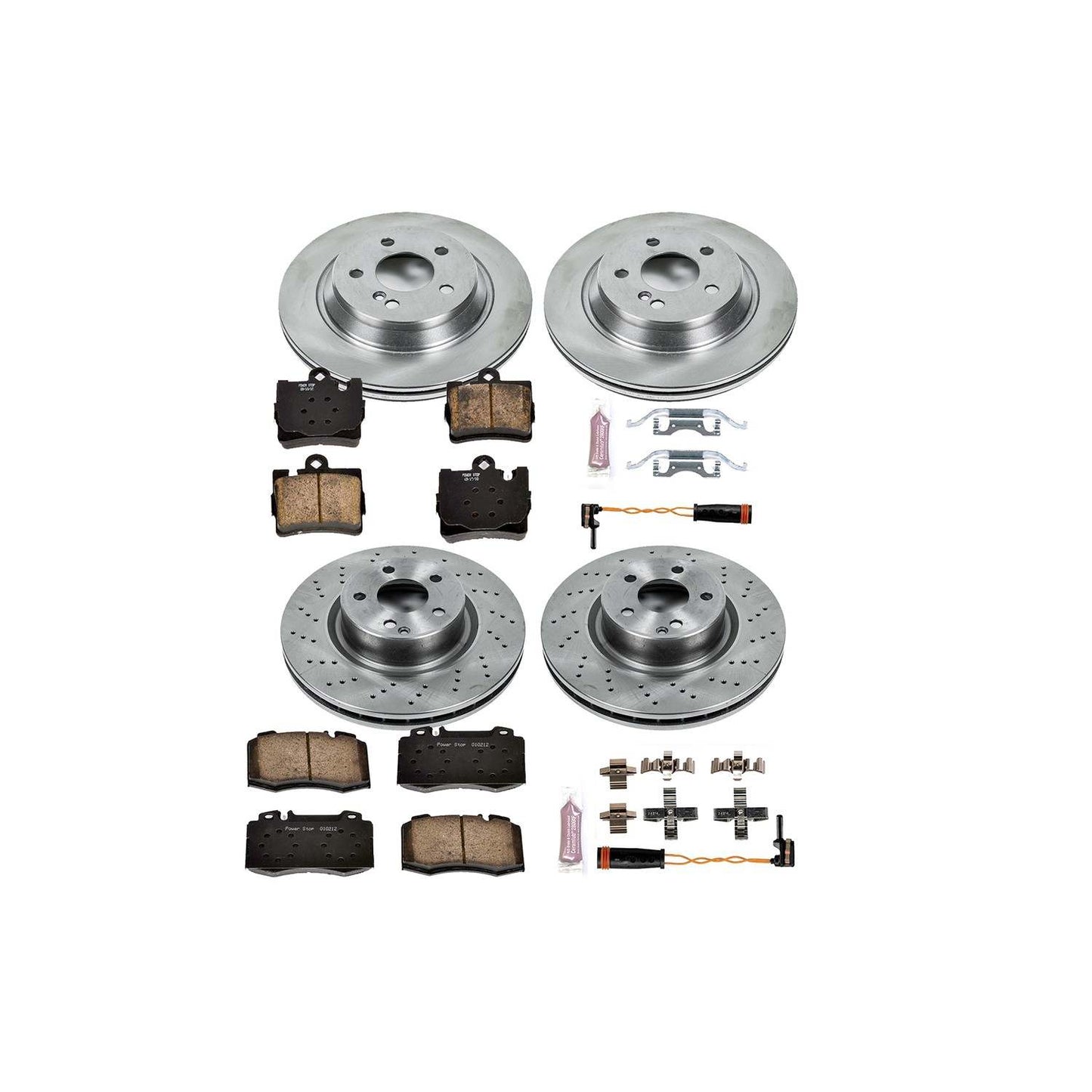 PowerStop Power Stop 00-02 Mercedes-Benz S430 Front & Rear Autospecialty Brake Kit KOE4455