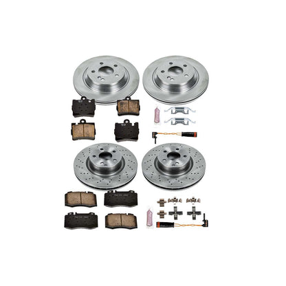 PowerStop Power Stop 00-02 Mercedes-Benz S430 Front & Rear Autospecialty Brake Kit KOE4455