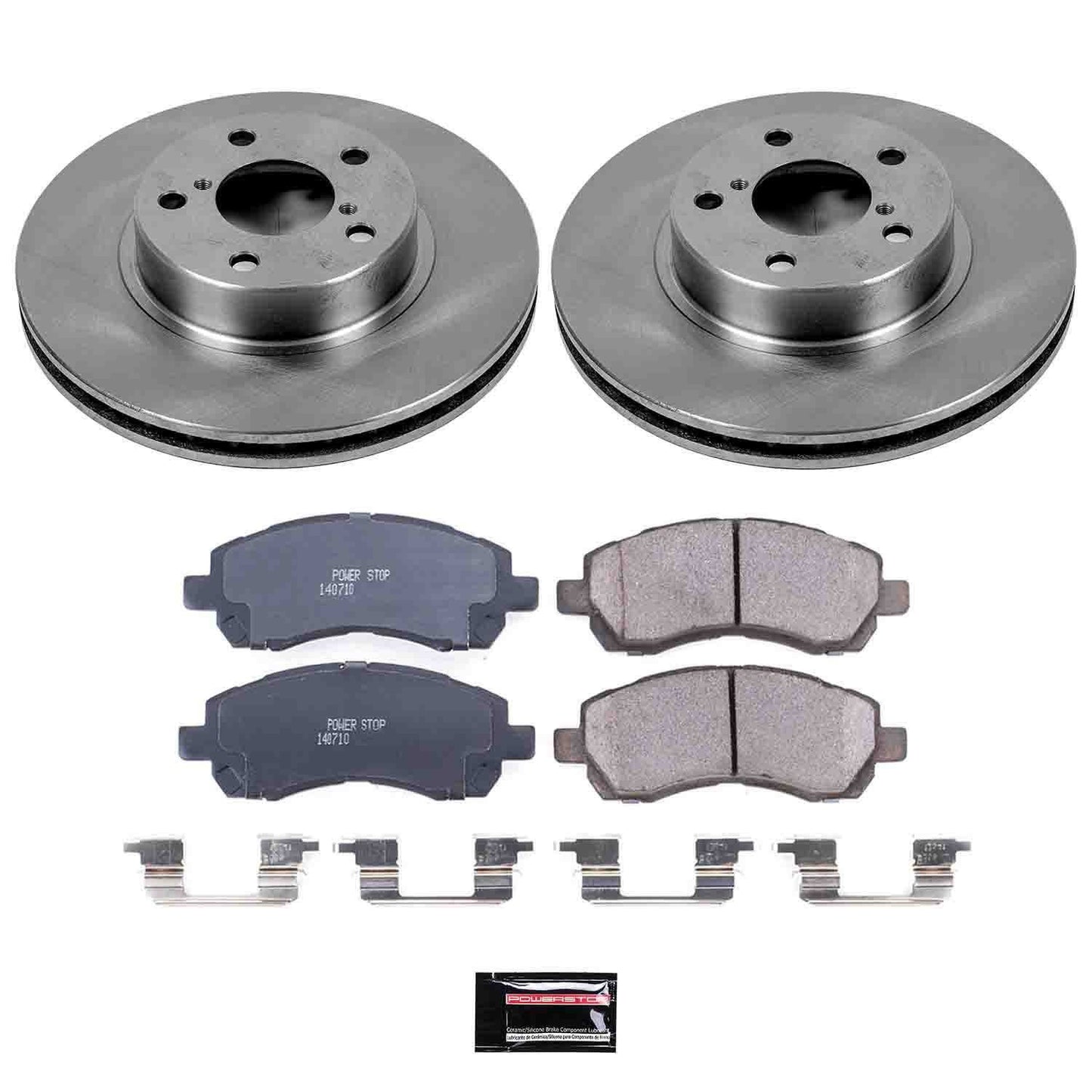PowerStop Power Stop 97-01 Subaru Impreza Front Autospecialty Brake Kit KOE445