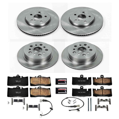 PowerStop Power Stop 01-06 Lexus LS430 Front & Rear Autospecialty Brake Kit KOE4462