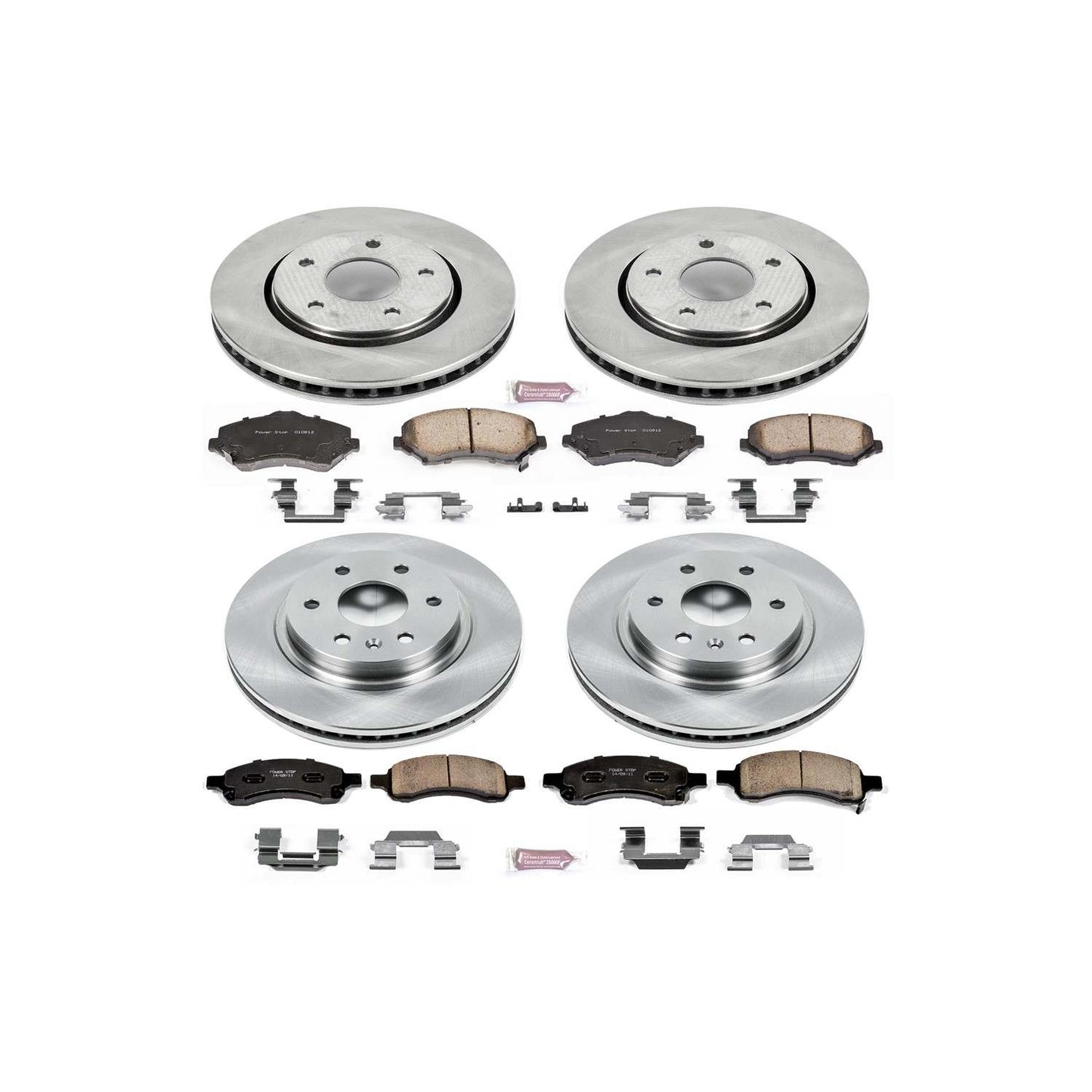 PowerStop Power Stop 08-17 Buick Enclave Front & Rear Autospecialty Brake Kit KOE4466
