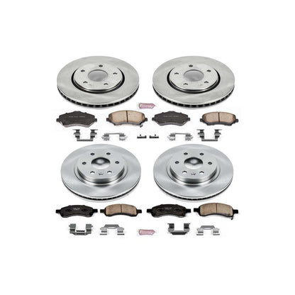 PowerStop Power Stop 08-17 Buick Enclave Front & Rear Autospecialty Brake Kit KOE4466