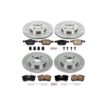 PowerStop Power Stop 02-04 Ford Focus Front & Rear Autospecialty Brake Kit KOE4467