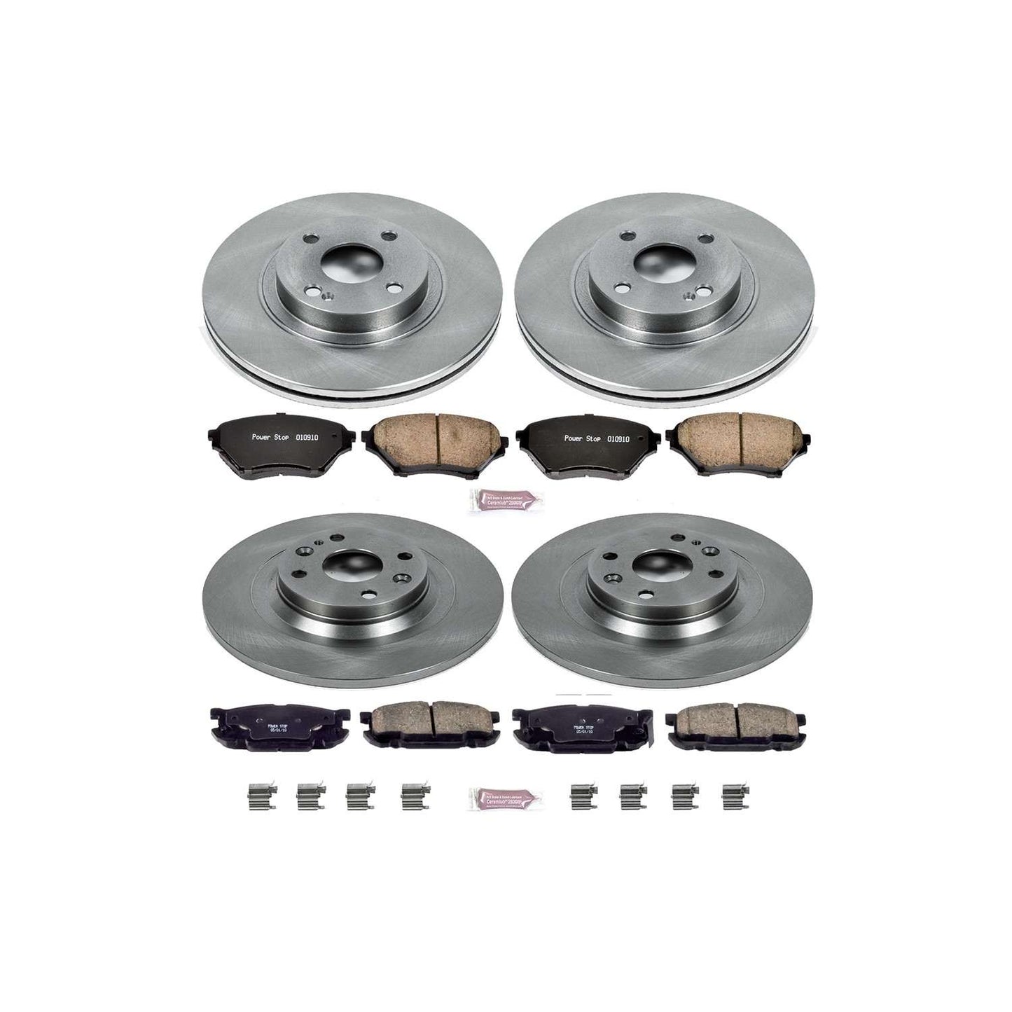 PowerStop Power Stop 01-05 Mazda Miata Front & Rear Autospecialty Brake Kit KOE4468
