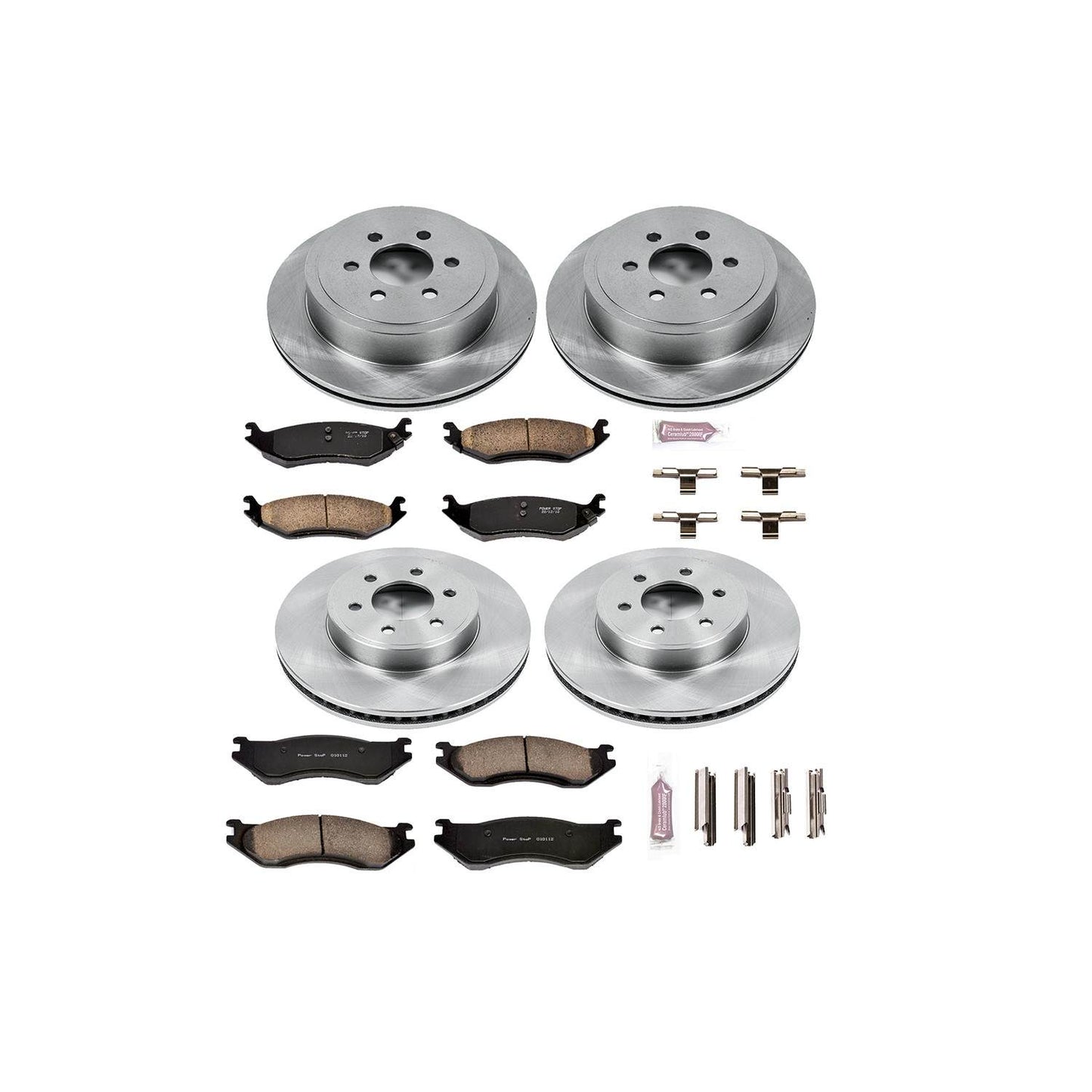 PowerStop Power Stop 2003 Dodge Durango Front & Rear Autospecialty Brake Kit KOE4471