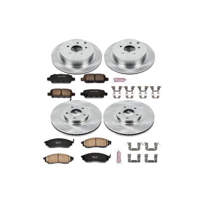 PowerStop Power Stop 11-14 Nissan Murano Front & Rear Autospecialty Brake Kit KOE4476