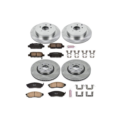 PowerStop Power Stop 05-12 Infiniti FX35 Front & Rear Autospecialty Brake Kit KOE4477