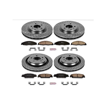 PowerStop Power Stop 05-08 Pontiac Grand Prix Front & Rear Autospecialty Brake Kit KOE4485