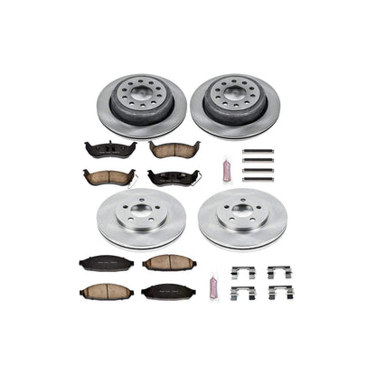 PowerStop Power Stop 03-11 Lincoln Town Car Front & Rear Autospecialty Brake Kit KOE4486