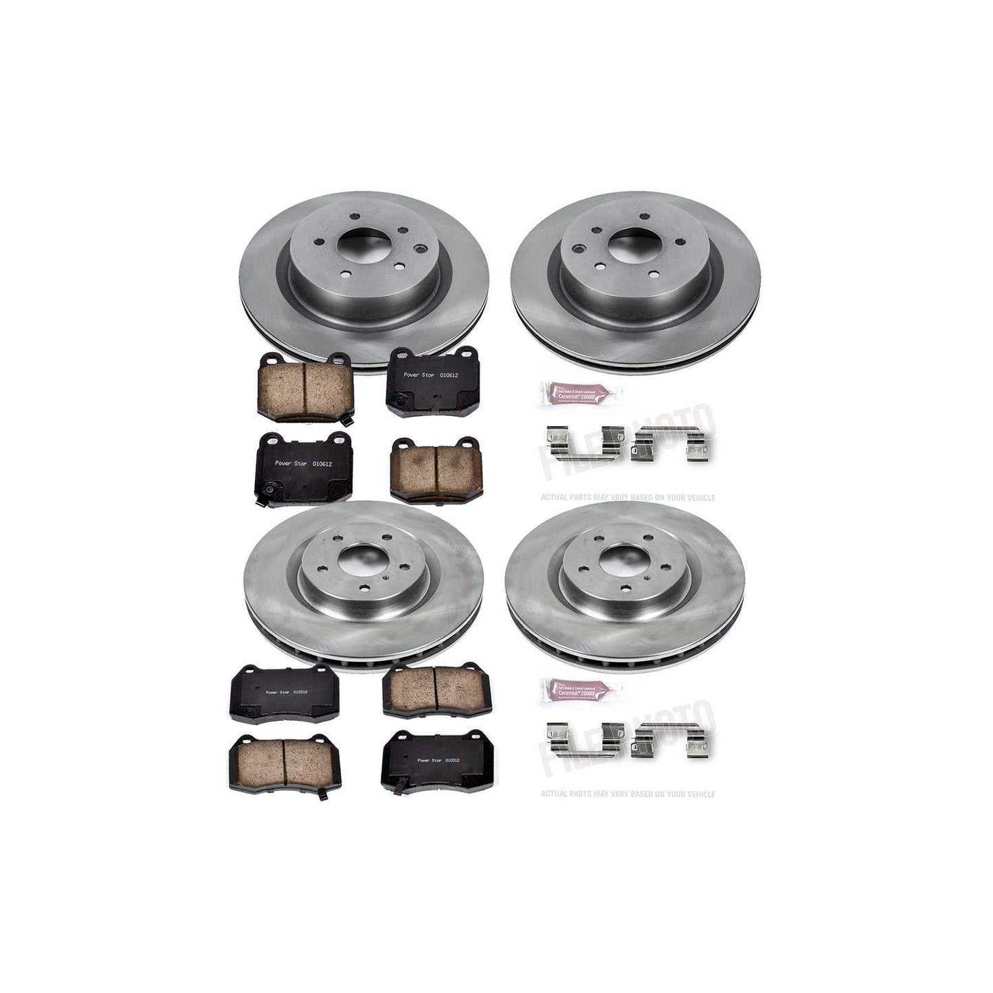 PowerStop Power Stop 03-04 Infiniti G35 Front & Rear Autospecialty Brake Kit KOE4488