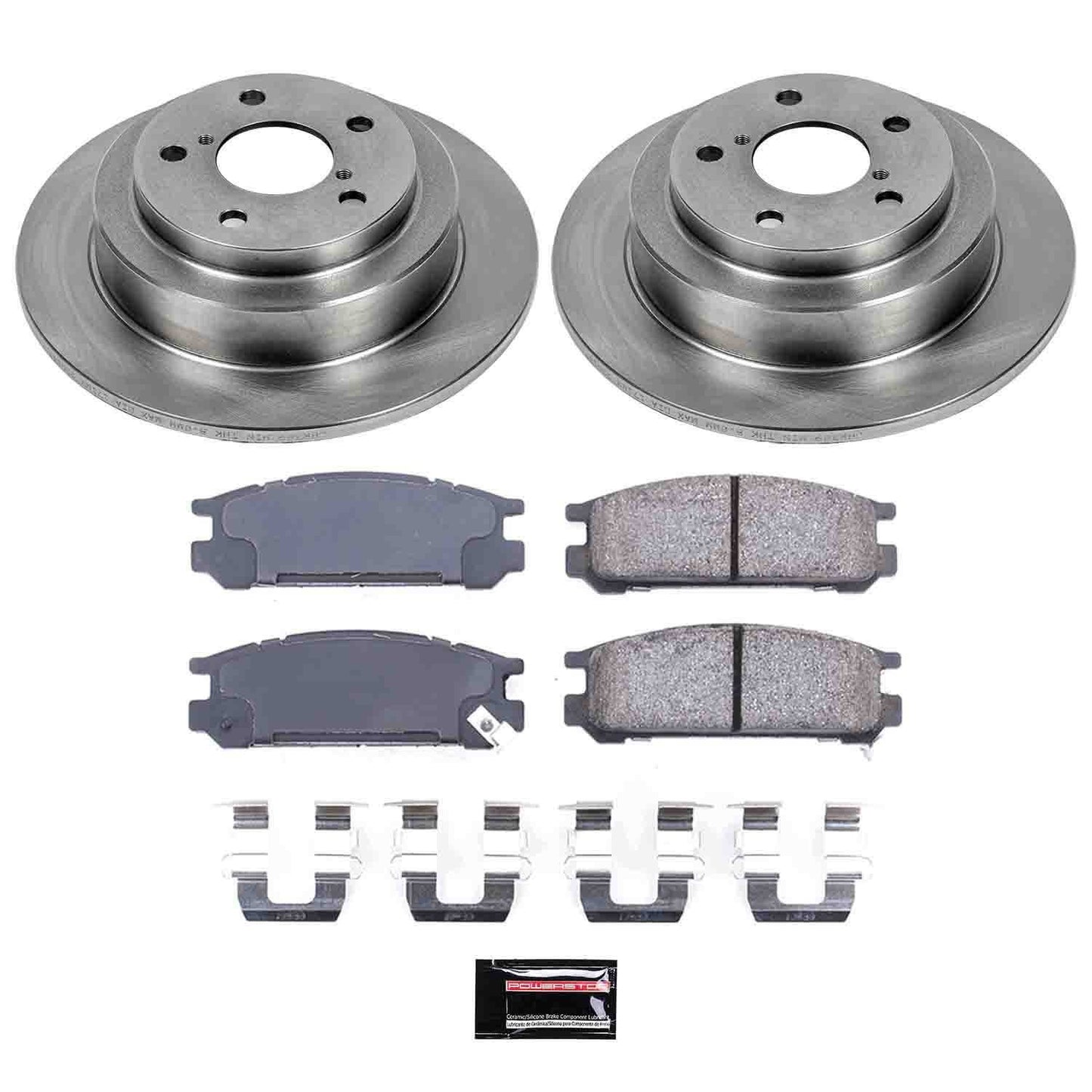 PowerStop Power Stop 93-96 Subaru Impreza Rear Autospecialty Brake Kit KOE448