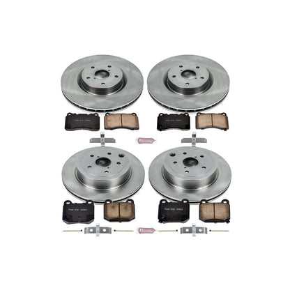 PowerStop Power Stop 08-14 Subaru Impreza Front & Rear Autospecialty Brake Kit KOE4490
