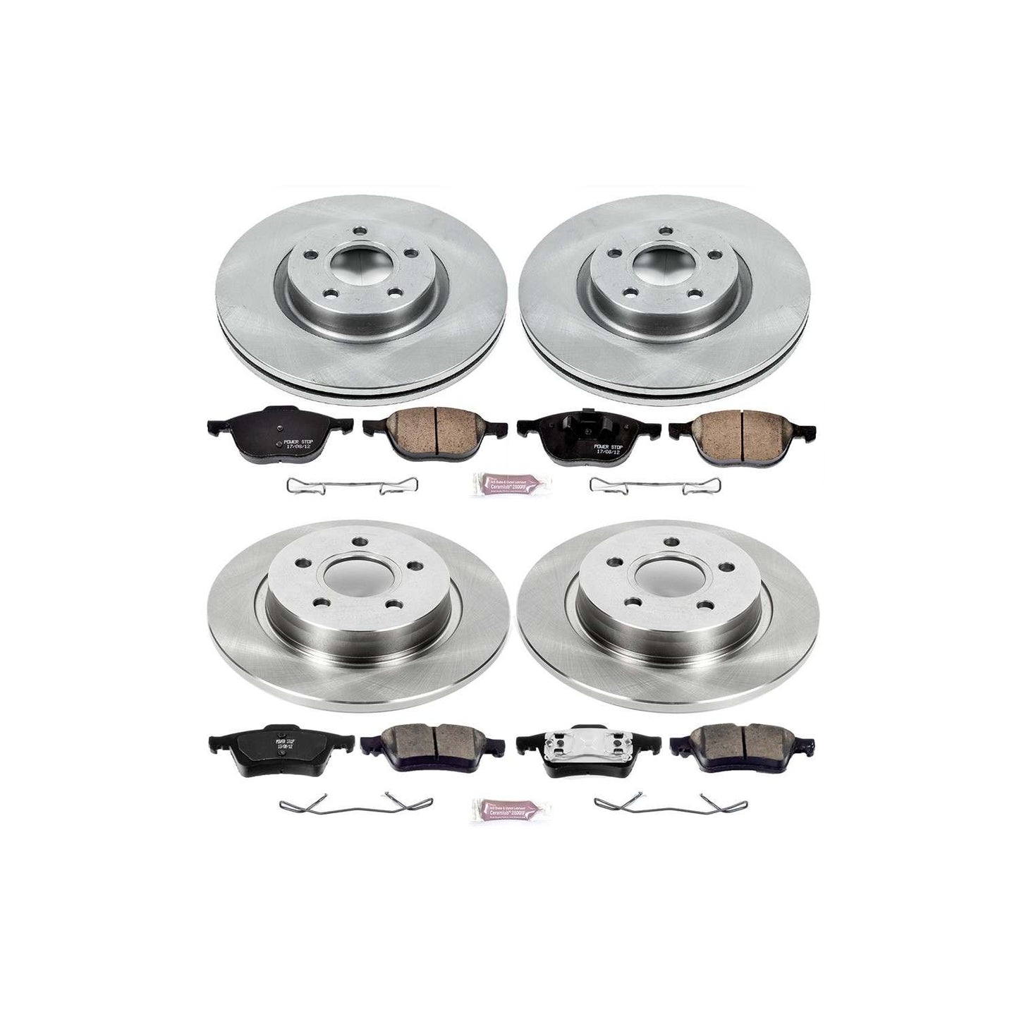 PowerStop Power Stop 04-05 Volvo S40 Front & Rear Autospecialty Brake Kit KOE4492