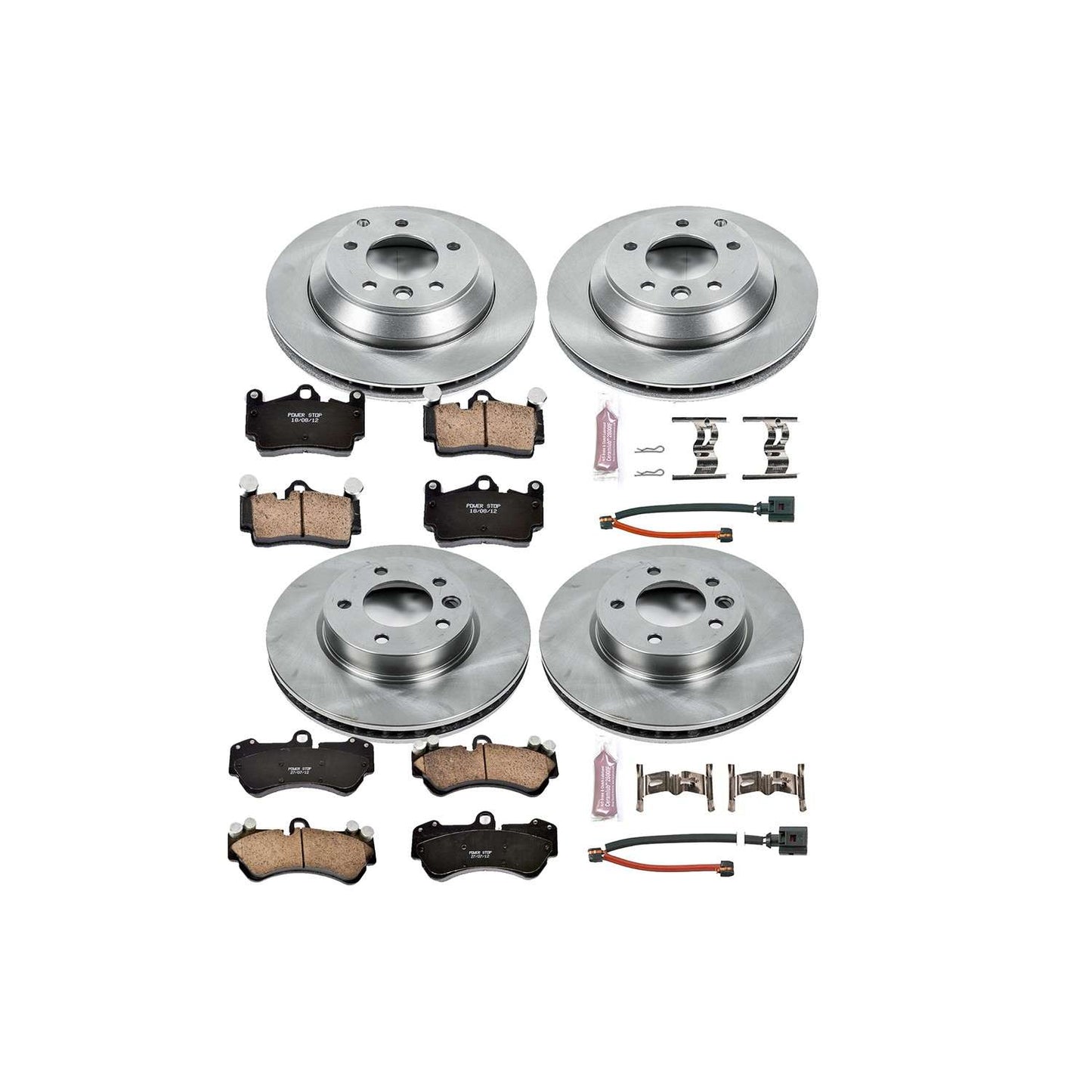 PowerStop Power Stop 04-06 Porsche Cayenne Front & Rear Autospecialty Brake Kit KOE4495