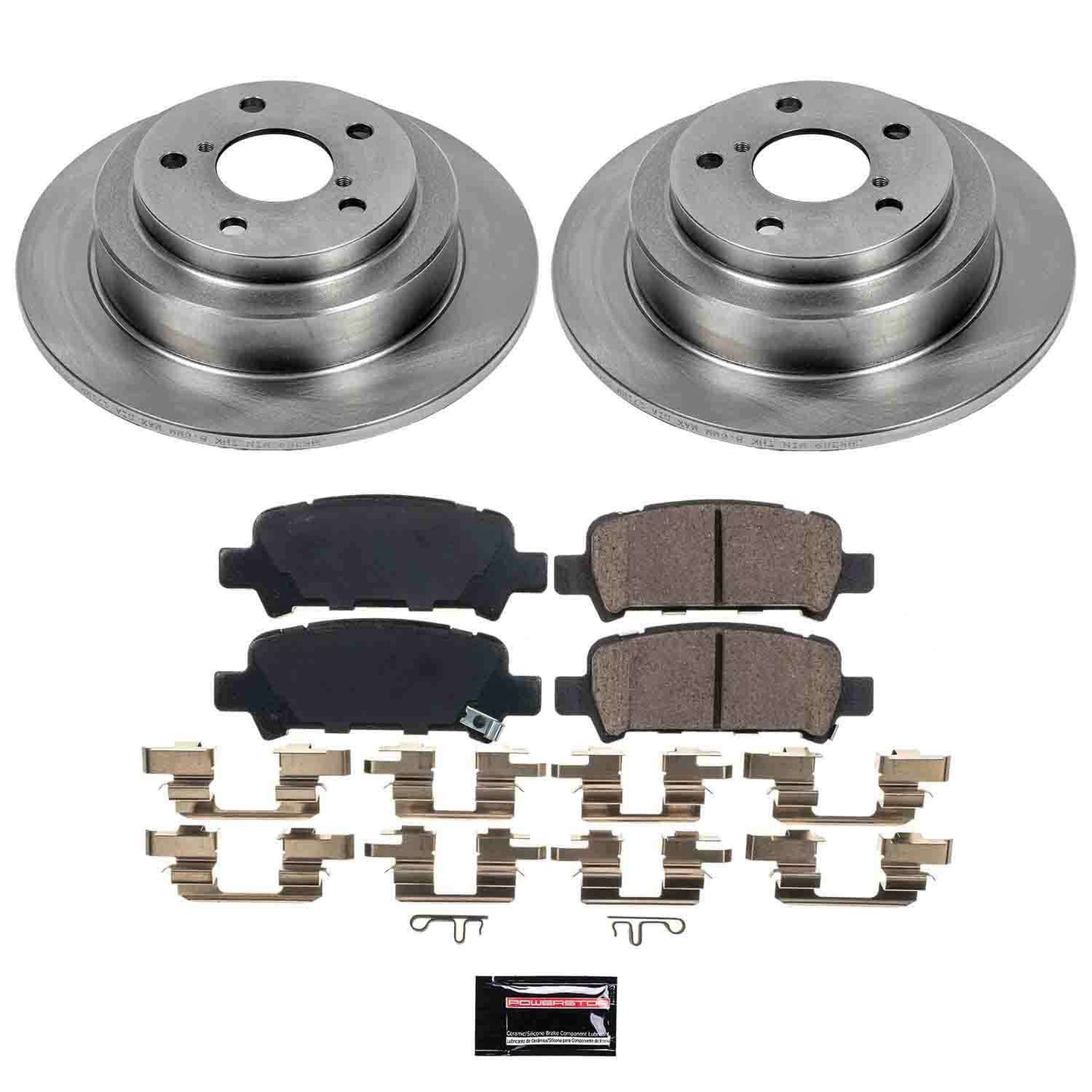 PowerStop Power Stop 98-03 Subaru Forester Rear Autospecialty Brake Kit KOE449