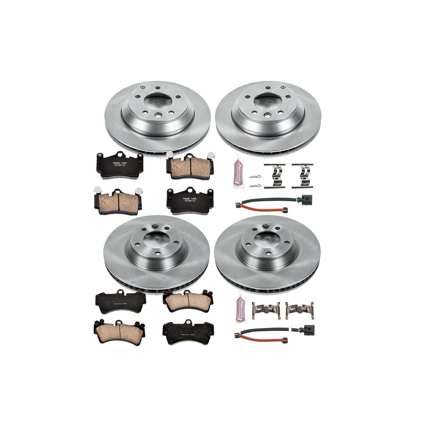 PowerStop Power Stop 07-15 Audi Q7 Front & Rear Autospecialty Brake Kit KOE4500