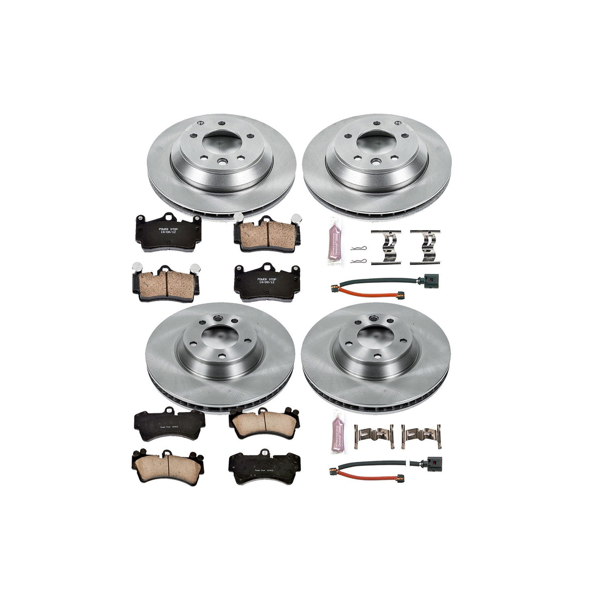 PowerStop Power Stop 07-15 Audi Q7 Front & Rear Autospecialty Brake Kit KOE4500