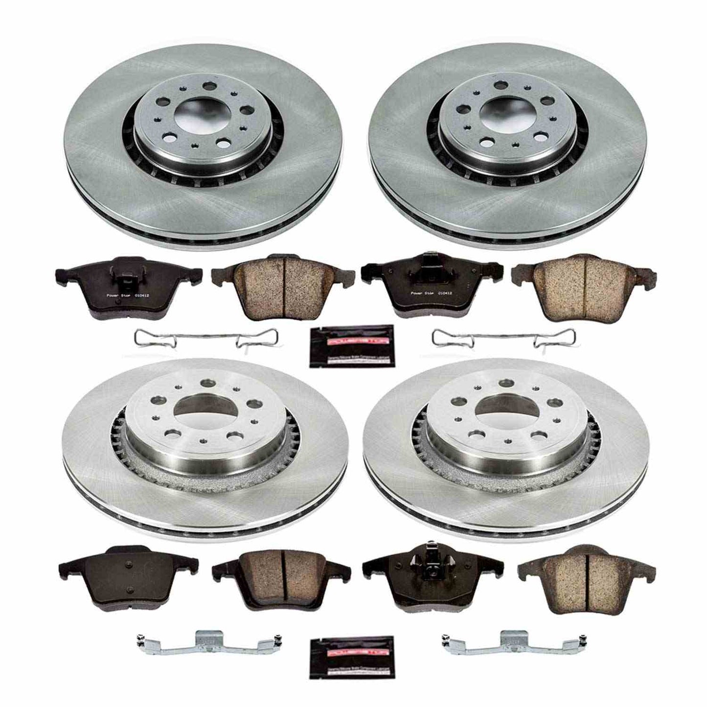 PowerStop Power Stop 03-14 Volvo XC90 Front & Rear Autospecialty Brake Kit KOE4502