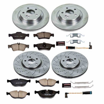 PowerStop Power Stop 03-06 Mercedes-Benz S500 Front & Rear Autospecialty Brake Kit KOE4507