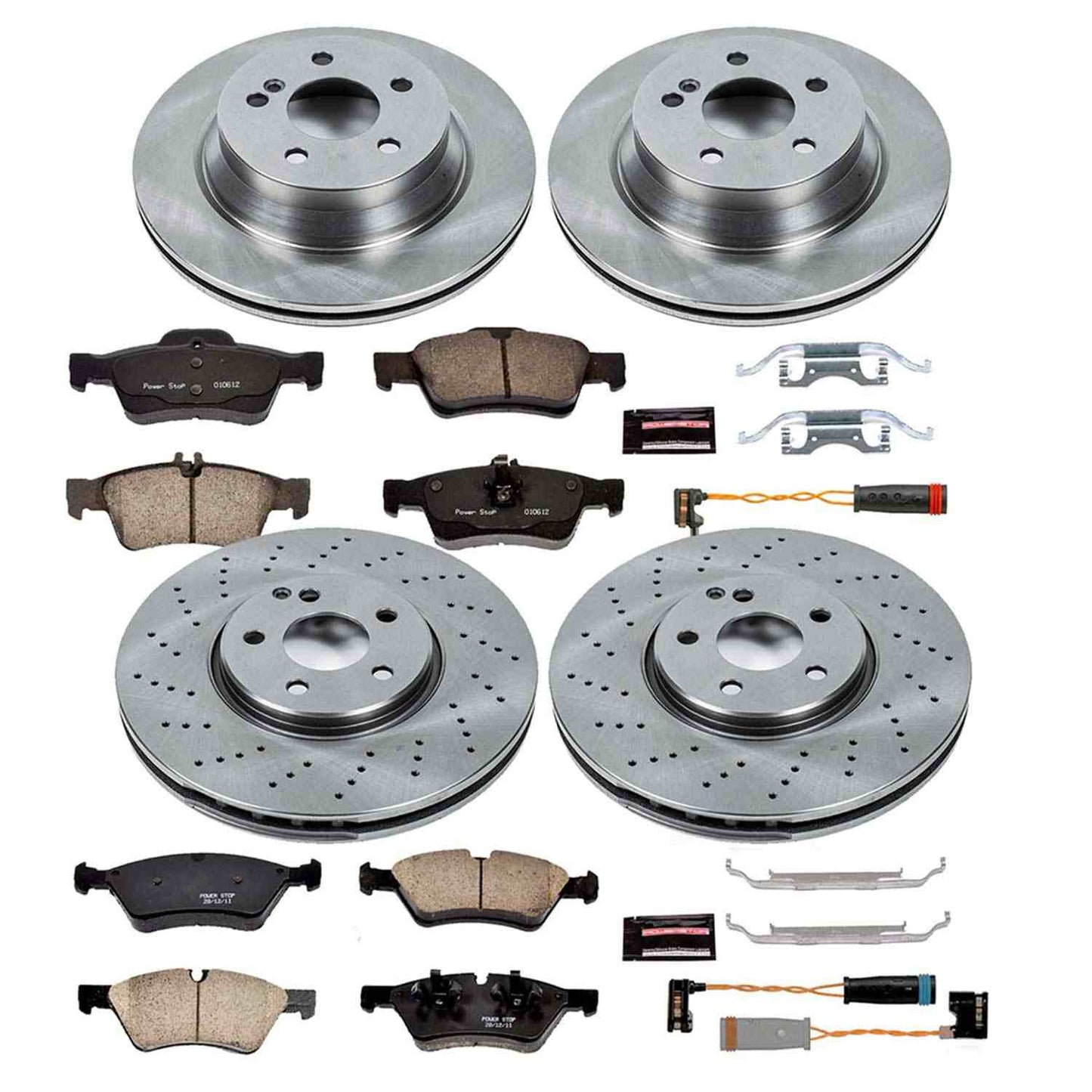 PowerStop Power Stop 2006 Mercedes-Benz E500 Front & Rear Autospecialty Brake Kit KOE4516