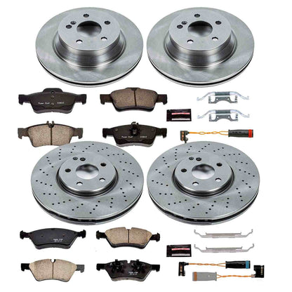 PowerStop Power Stop 2006 Mercedes-Benz E500 Front & Rear Autospecialty Brake Kit KOE4516