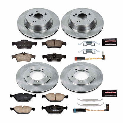 PowerStop Power Stop 04-05 Mercedes-Benz E500 Front & Rear Autospecialty Brake Kit KOE4517