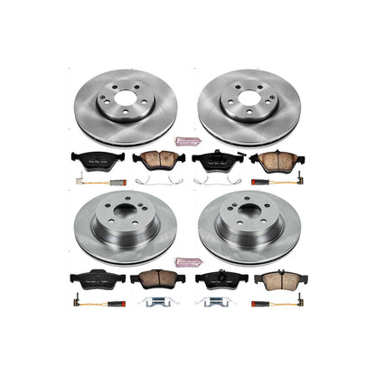 PowerStop Power Stop 06-09 Mercedes-Benz E350 Front & Rear Autospecialty Brake Kit KOE4518