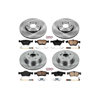 PowerStop Power Stop 2006 Mercedes-Benz E350 Front & Rear Autospecialty Brake Kit KOE4519