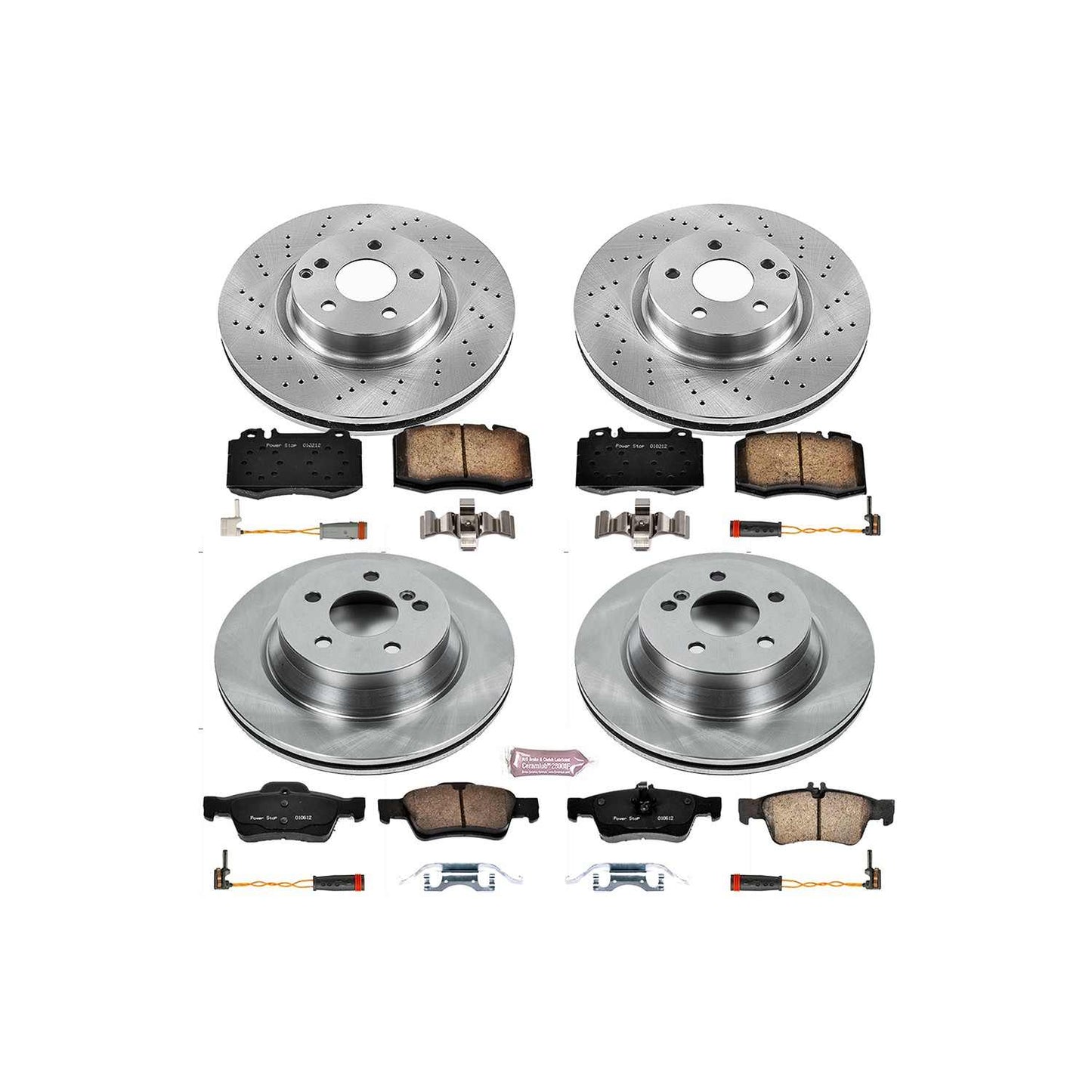 PowerStop Power Stop 07-09 Mercedes-Benz E350 Front & Rear Autospecialty Brake Kit KOE4522